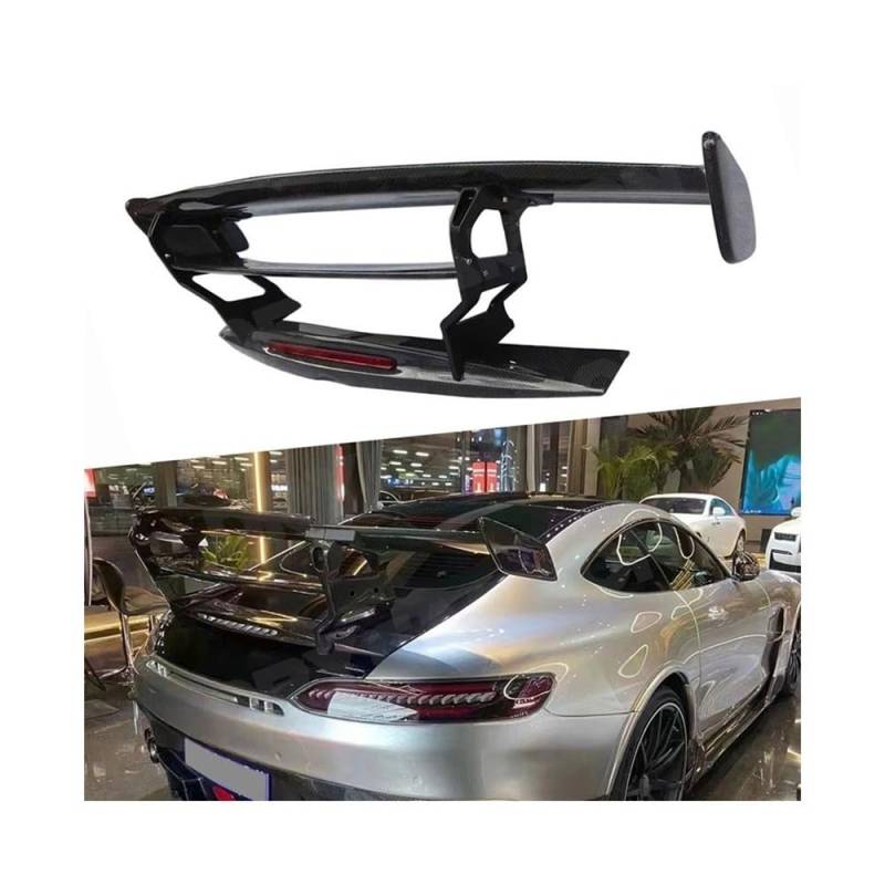 OGHF Carbon-Entenschnabelspoiler, kompatibel mit Mercedes-AMG GT/GTS Coupé (2015 2016 2017 2018 2019 2020 2021 2022) – Hochglänzender Heckspoiler – Aerodynamisches Leistungsupgrade(Only 2Pcs Brackets) von OGHF