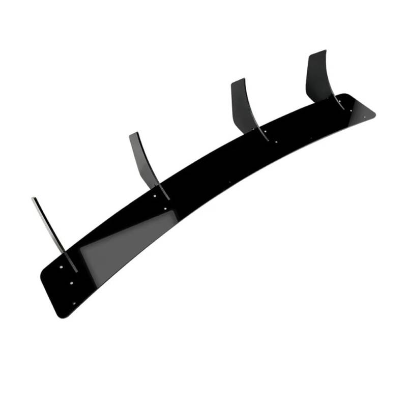 OGHF Diffusorlippe for die Heckstoßstange aus Carbonfaser – Kompatibel mit Mercedes-Benz CLA45 AMG Line (C117, 2016 2017 2018 2019) – Sportlicher unterer Diffusor mit 4 Lamellen – Direkte Anschraubmon von OGHF