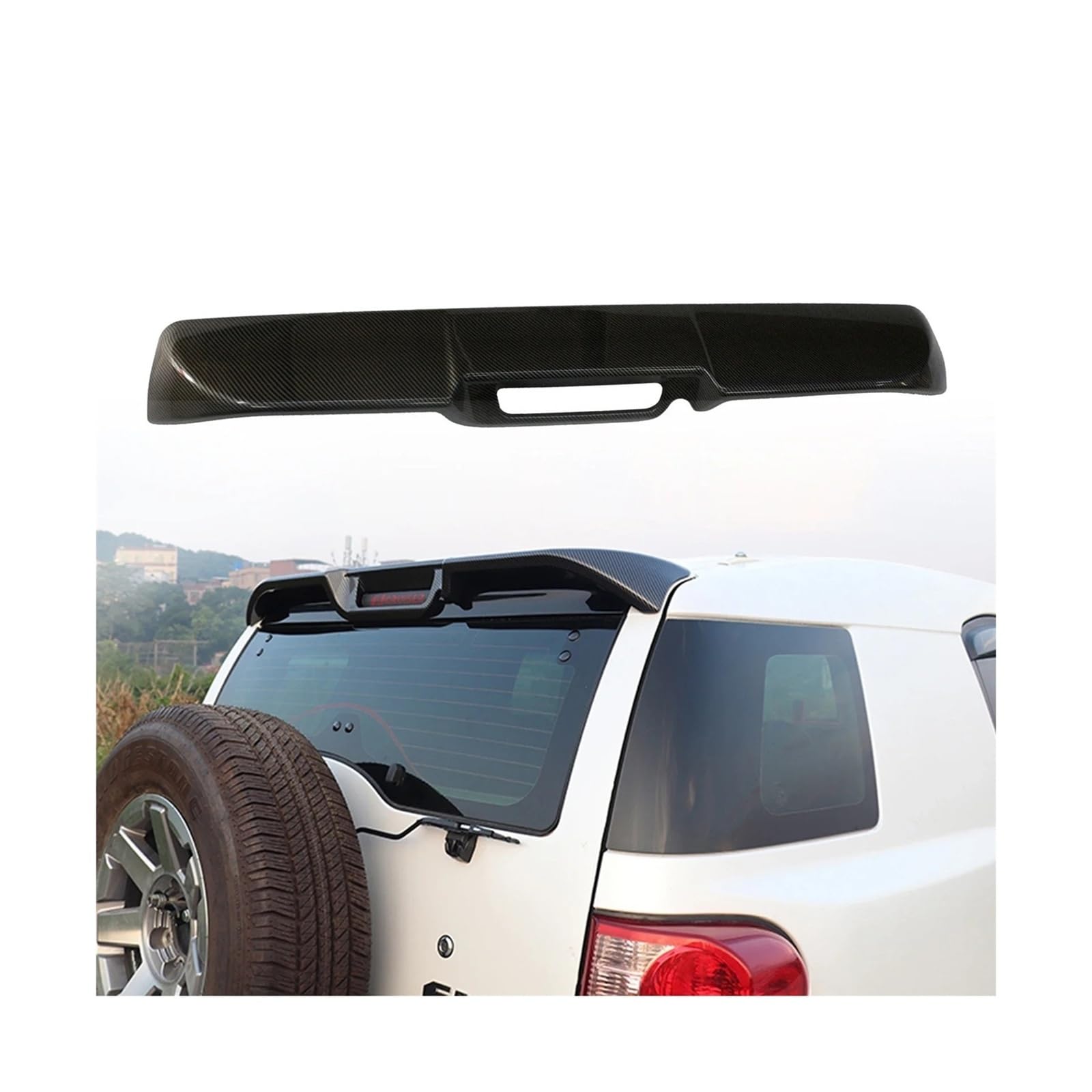OGHF Heck-Flow-Block-Bodykit | Kompatibel mit Toyota FJ Cruiser (2007–2022) | Komplette Heckstoßstangenabdeckung und Seitenwandschutz | Offroad-Styling-Verbesserung | Robuste ABS-Kunststoffkonstruktio von OGHF