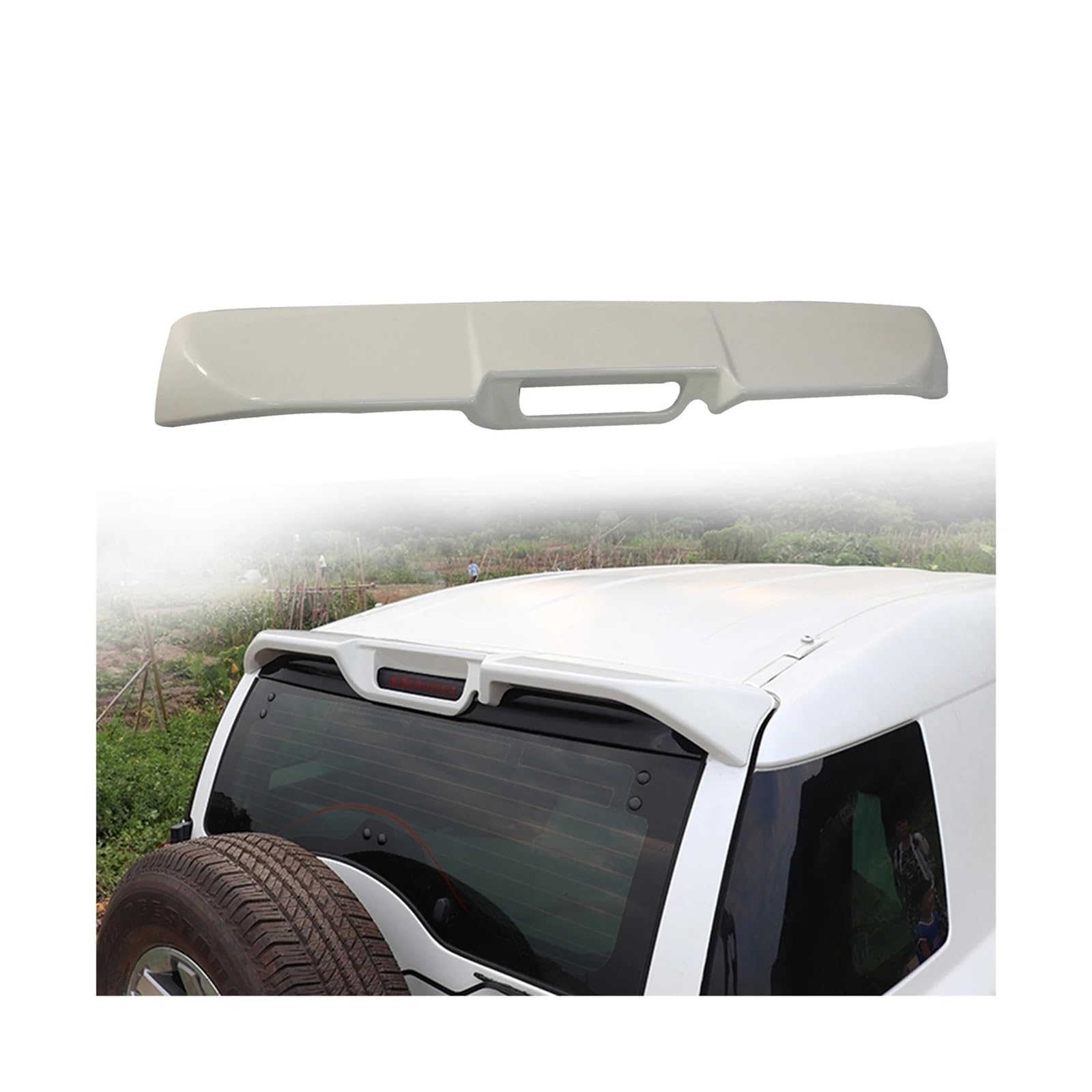 OGHF Heck-Flow-Block-Bodykit | Kompatibel mit Toyota FJ Cruiser (2007–2022) | Komplette Heckstoßstangenabdeckung und Seitenwandschutz | Offroad-Styling-Verbesserung | Robuste ABS-Kunststoffkonstruktio von OGHF