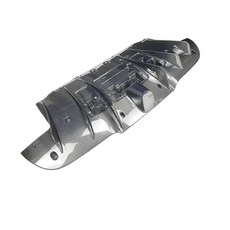OGHF Heckspoiler-Diffusor aus trockenem Carbonfaser-GFK, kompatibel mit Ferrari 488 (2015 2016 2017 2018) – Hochglanzspoiler for GTB/Spider-Modelle – Aerodynamisches Upgrade mit OEM-Montage(Dry Carbon von OGHF