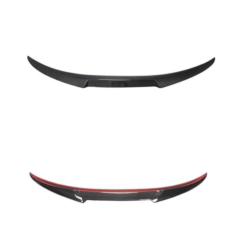 OGHF Heckspoiler Racing Spoiler Kompatibel mit BMW F33 F83 M4 Cabrio 2014 2015 2016 2017 2018 2019 Carbon Fiber Car Trunk Spoiler Heckspoiler HighKick Body Kits von OGHF