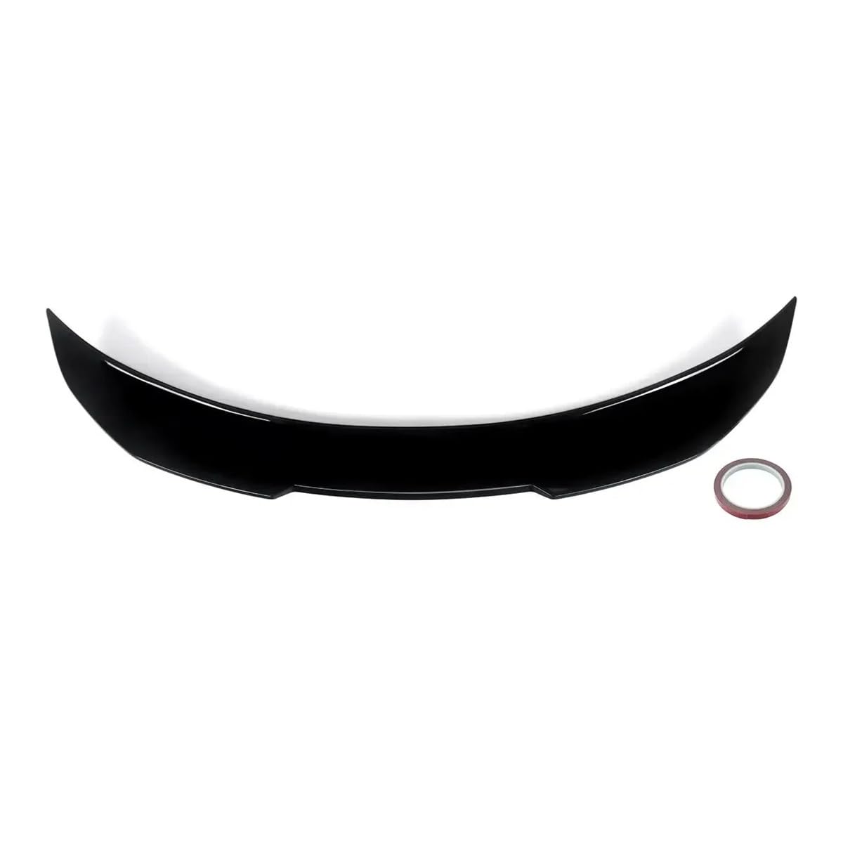 OGHF Heckspoiler in Schwarz glänzend im PSM-Stil – Kompatibel mit BMW 6er Gran Coupé F06 (2012 2013 2014 20015 2016 2017 2018) M6 – OEM+ Lippenspoiler – Direkte Passform, Montage ohne Bohren von OGHF