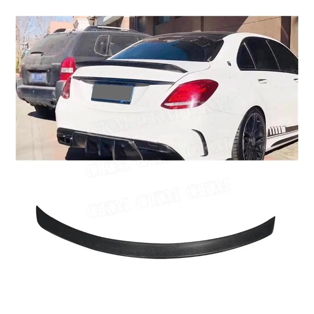 OGHF Heckspoilerflügel in Entenschnabelform aus Karbonfaser – Kompatibel mit Mercedes-Benz C-Klasse W205/C205 (2014 2015 2016 2017 2018–2022) Limousine und Coupé – Hochglanz-Heckspoiler – Direkte Pass von OGHF