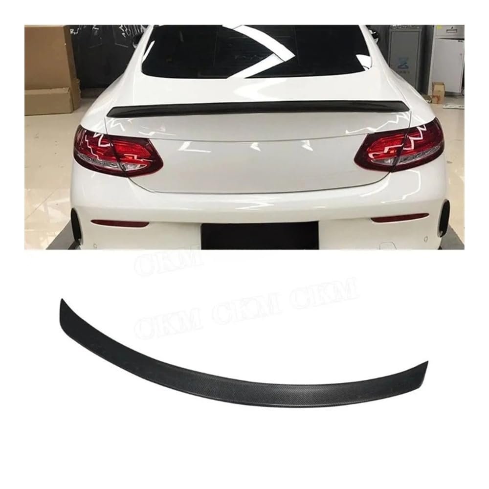 OGHF Heckspoilerflügel in Entenschnabelform aus Karbonfaser – Kompatibel mit Mercedes-Benz C-Klasse W205/C205 (2014 2015 2016 2017 2018–2022) Limousine und Coupé – Hochglanz-Heckspoiler – Direkte Pass von OGHF