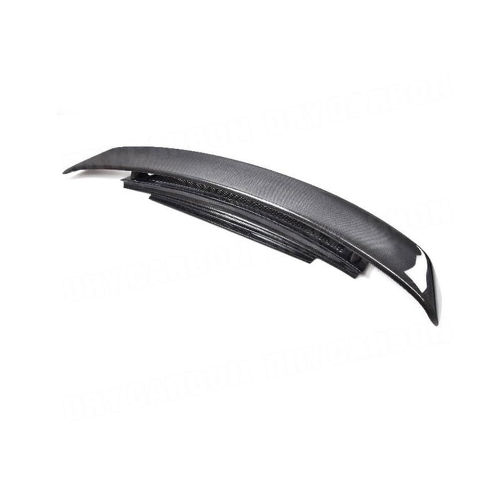 OGHF Highkick Heckspoiler in Carbonfaser-Optik, kompatibel mit Audi R8 V10 (2010 2011 2012 2013 2014 2015) | FRP-Rennflügel | Schwarz glänzend | 3M-Klebeband vorinstalliert | Montage ohne Bohren(Froge von OGHF