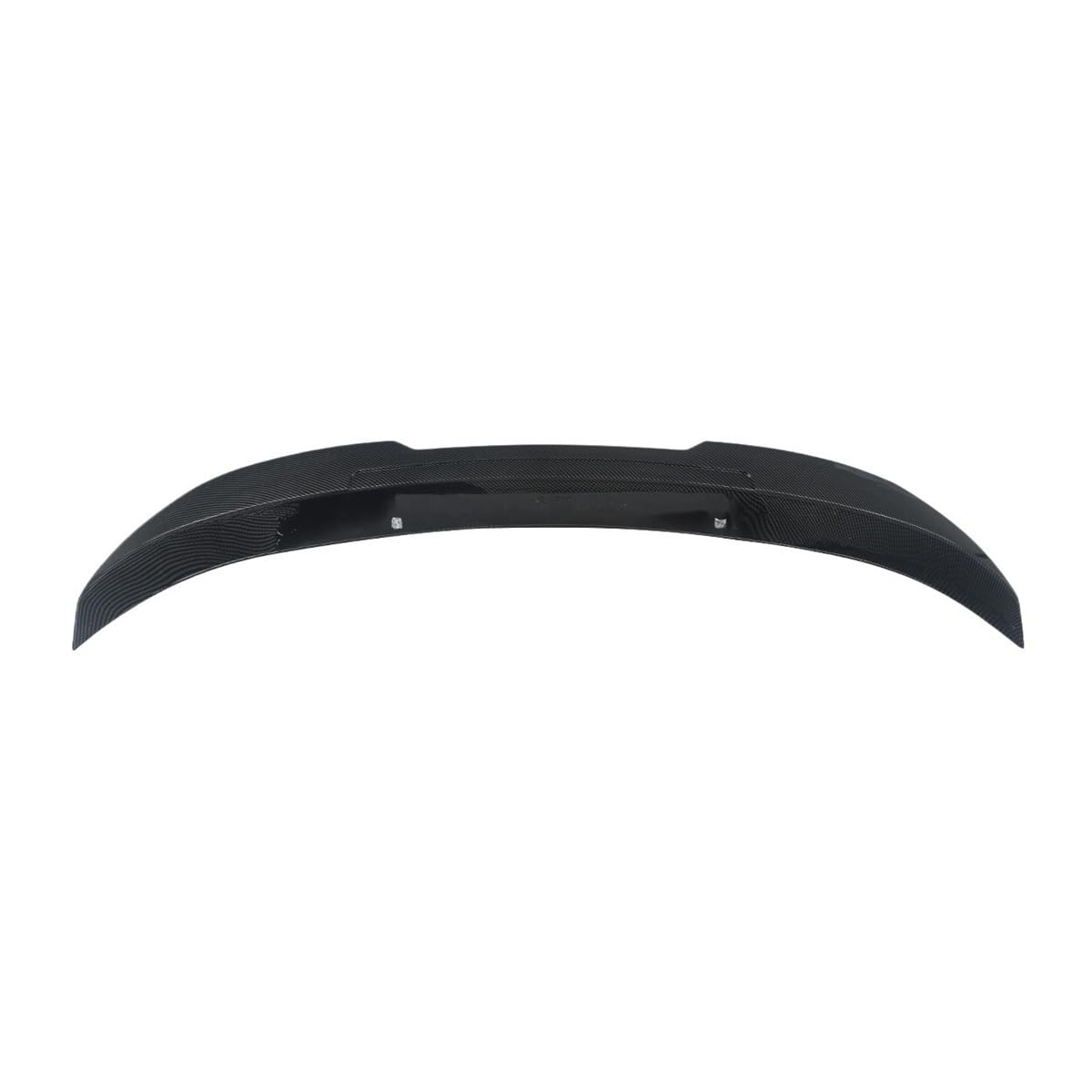 OGHF Highkick-Heckspoiler in Carbonfaser-Optik – Kompatibel mit BMW 2011-2016 F10 528i 535i 535d 550i M5 (V2-Stil) – Heckspoiler aus glänzend schwarzem ABS-Kunststoff von OGHF