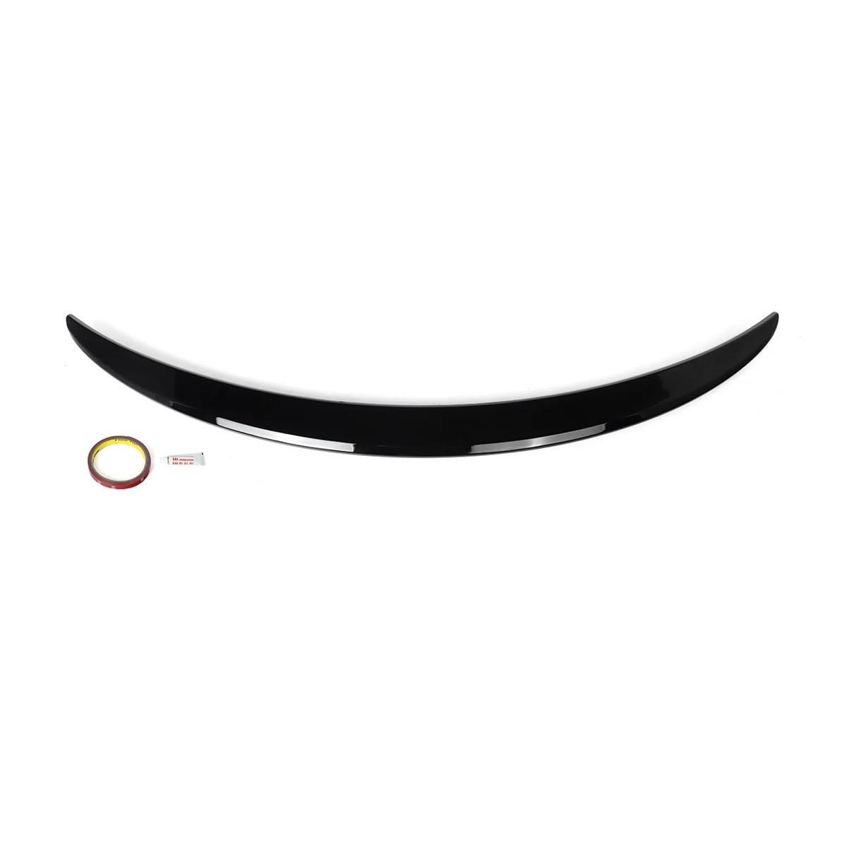 OGHF Schwarz glänzender Heckspoilerflügel – Kompatibel mit Mercedes-Benz C-Klasse W205/C205 Coupé (2015 2016 2017 20018 2019 2020 2021) – Kofferraumspoiler im OEM-Stil – Direkt passendes Zubehör von OGHF