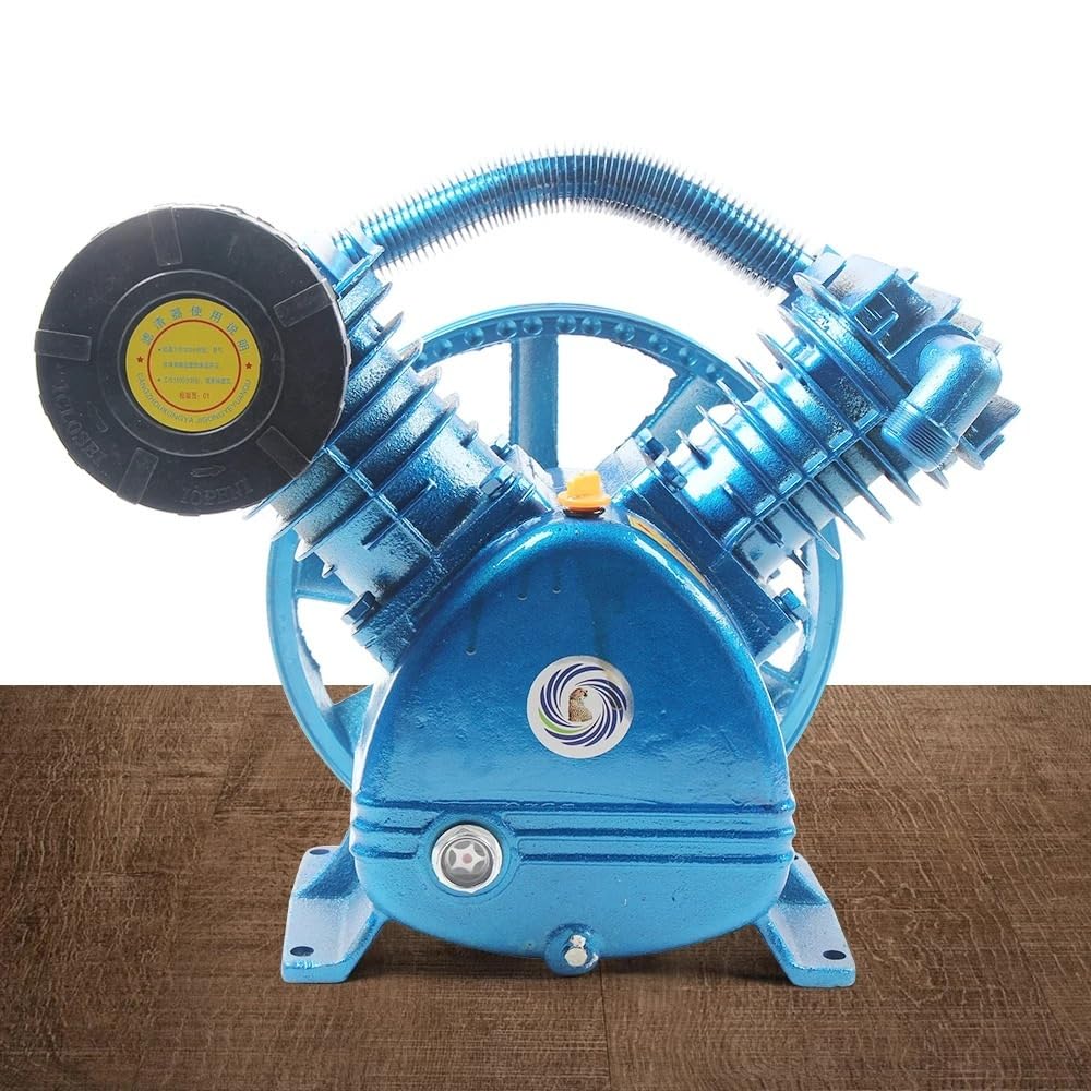 OGHF V-Typ-Doppelzylinder-Luftkompressorpumpe – 5,5 PS, 21 CFM, 175 PSI, 2-stufig mit Schwungrad – Industrieller Einsatz for Werkstatt, Garage, Autowerkstatt – Gusseisenkonstruktion OGHF V-Typ-Doppelzylinder-Luftkompressorpumpe – 5,5 PS, 21 CFM, 175 PSI, 2-stufig mit Schwungrad – Industrieller Einsatz for Werkstatt, Garage, Autowerkstatt – Gusseisenkonstruktion von OGHF