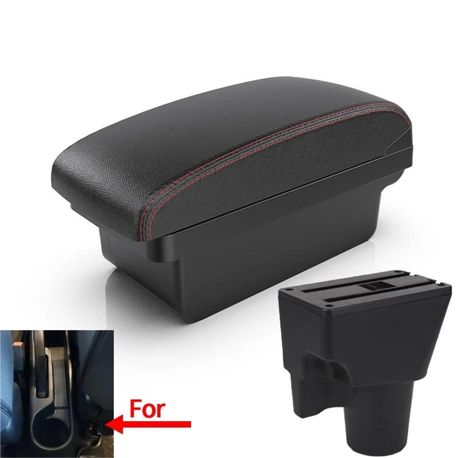 ArmstüTze Armlehne Box Für Kia Für Picanto Auto Armlehne Innen Gewidmet Lagerung Box Innen Auto Armlehnen(Style A1) von OGJFD