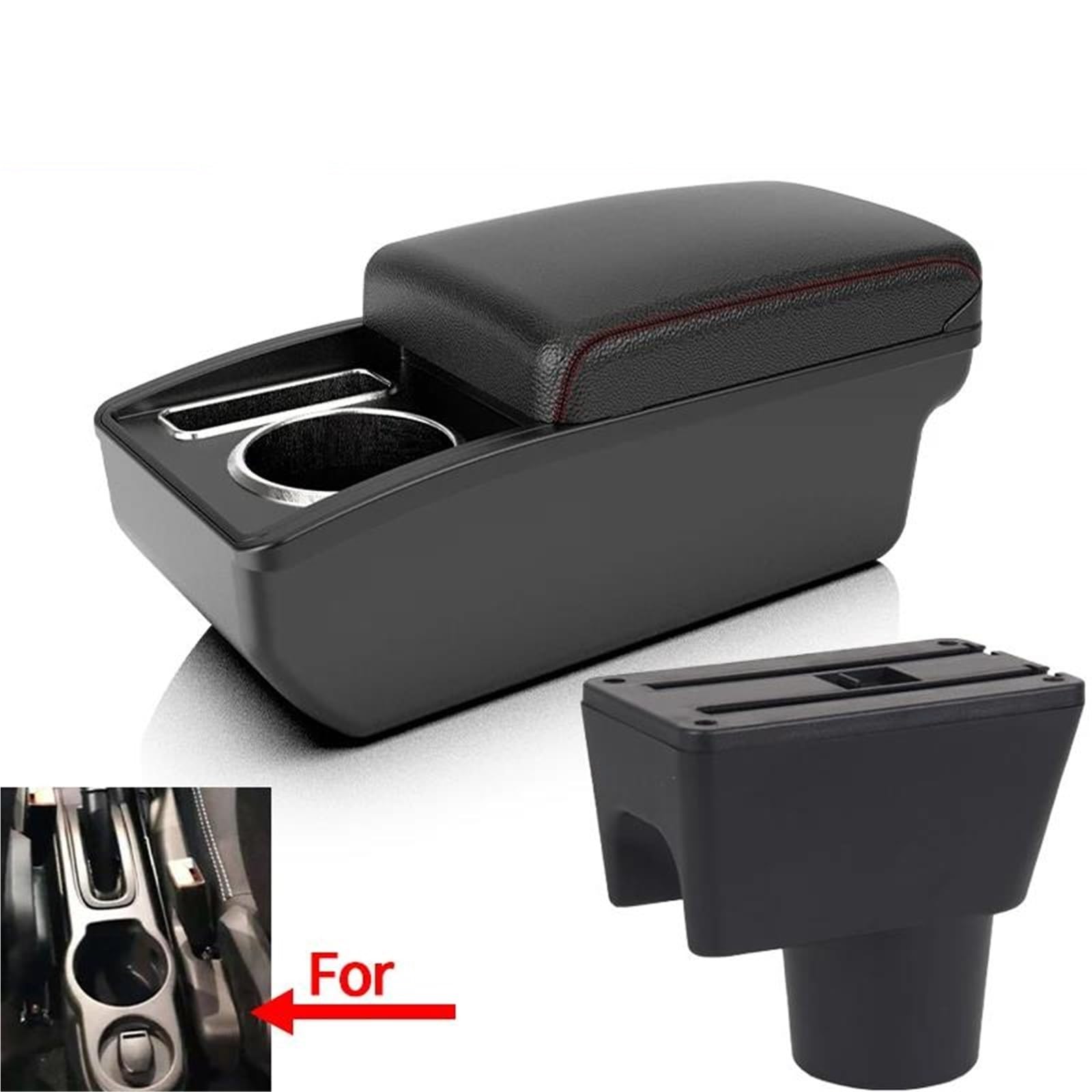 ArmstüTze Armlehne Für Nissan Für Terrano 3 Für Dacia Für Duster Für Oroc 2010-2018 Auto Armlehne Box Lagerung Box Teile Auto Armlehnen(Style A1) von OGJFD