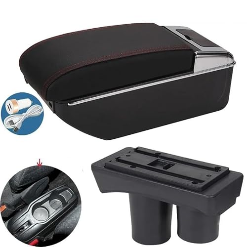ArmstüTze Armlehne Für Peugeot Für 301 Für Citroen Für C-elysee Auto Armlehne Box Nachrüstteile Innenaufbewahrungsbox Auto Armlehnen(Style B1) von OGJFD