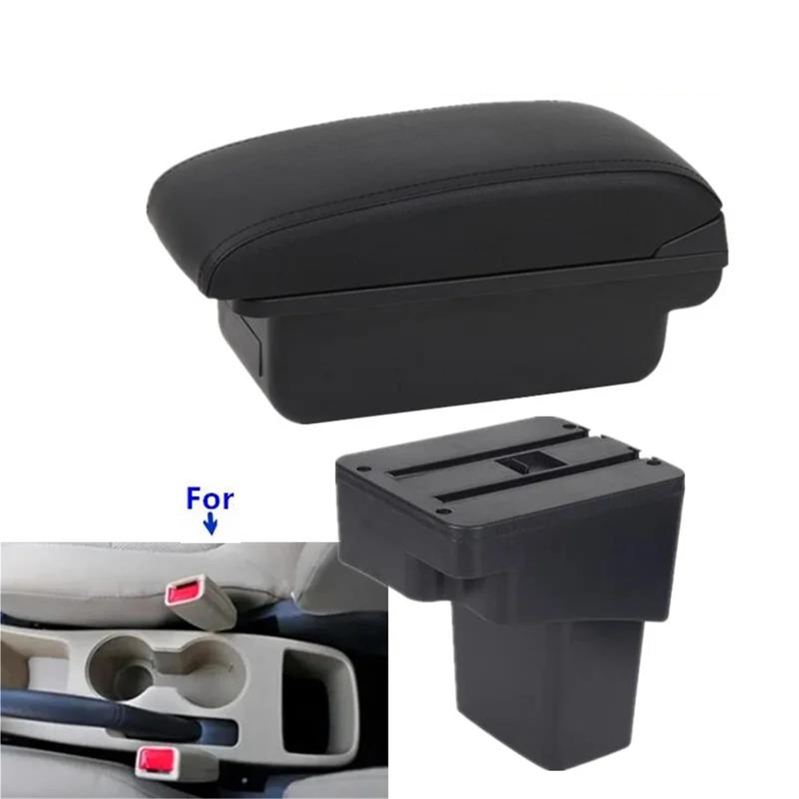 ArmstüTze Armlehnenbox Für Hyundai Für Accent RB Für Solaris Für Verna 2011-2016 Auto-Armlehnen-Aufbewahrungsbox Nachrüstung Auto Armlehnen(A1) von OGJFD