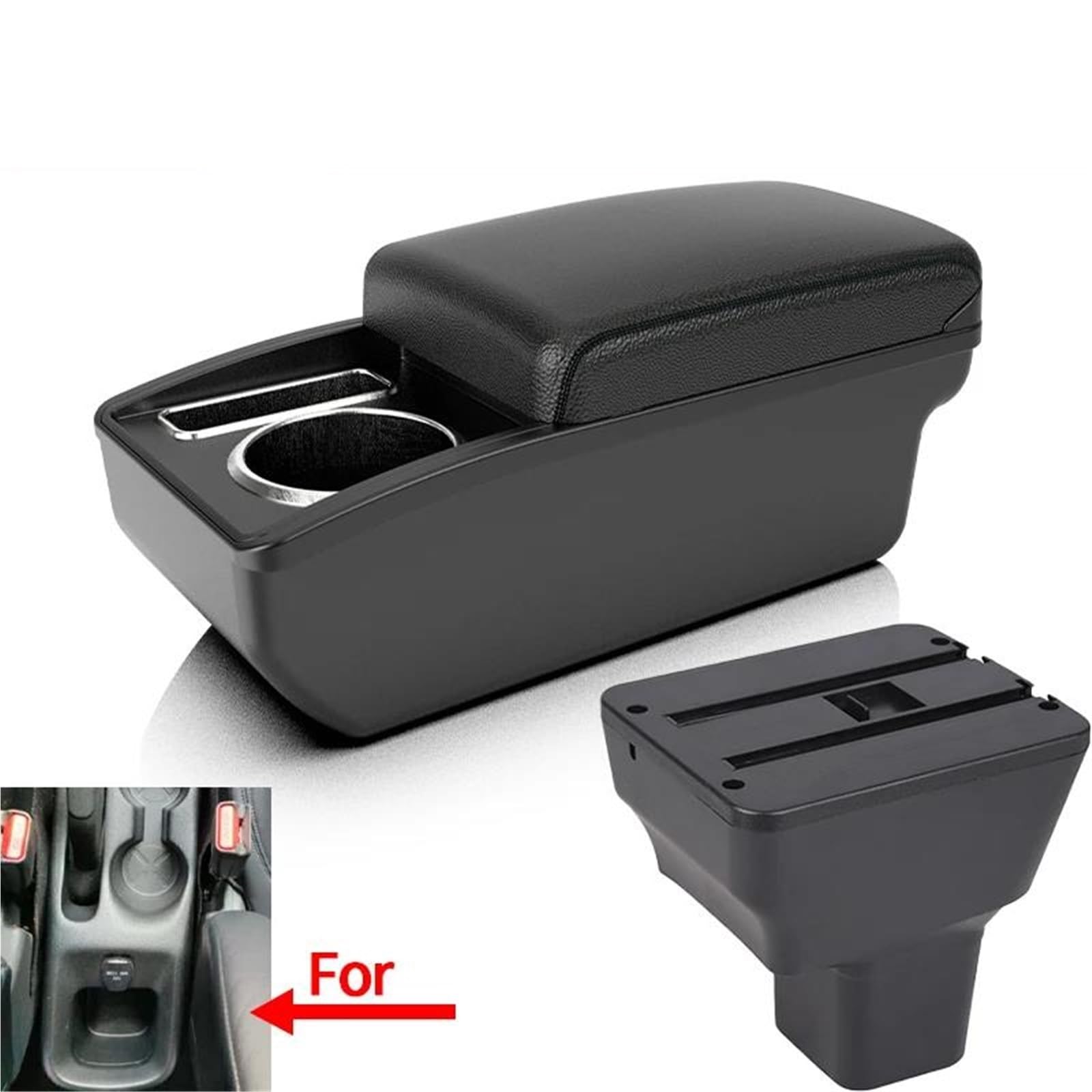 ArmstüTze Armlehnenbox Für Nissan Für Kicks 2016–2024 Auto-Armlehnenbox Innenraum-Nachrüst-Aufbewahrungsbox Autozubehör Auto Armlehnen(Style A2) von OGJFD