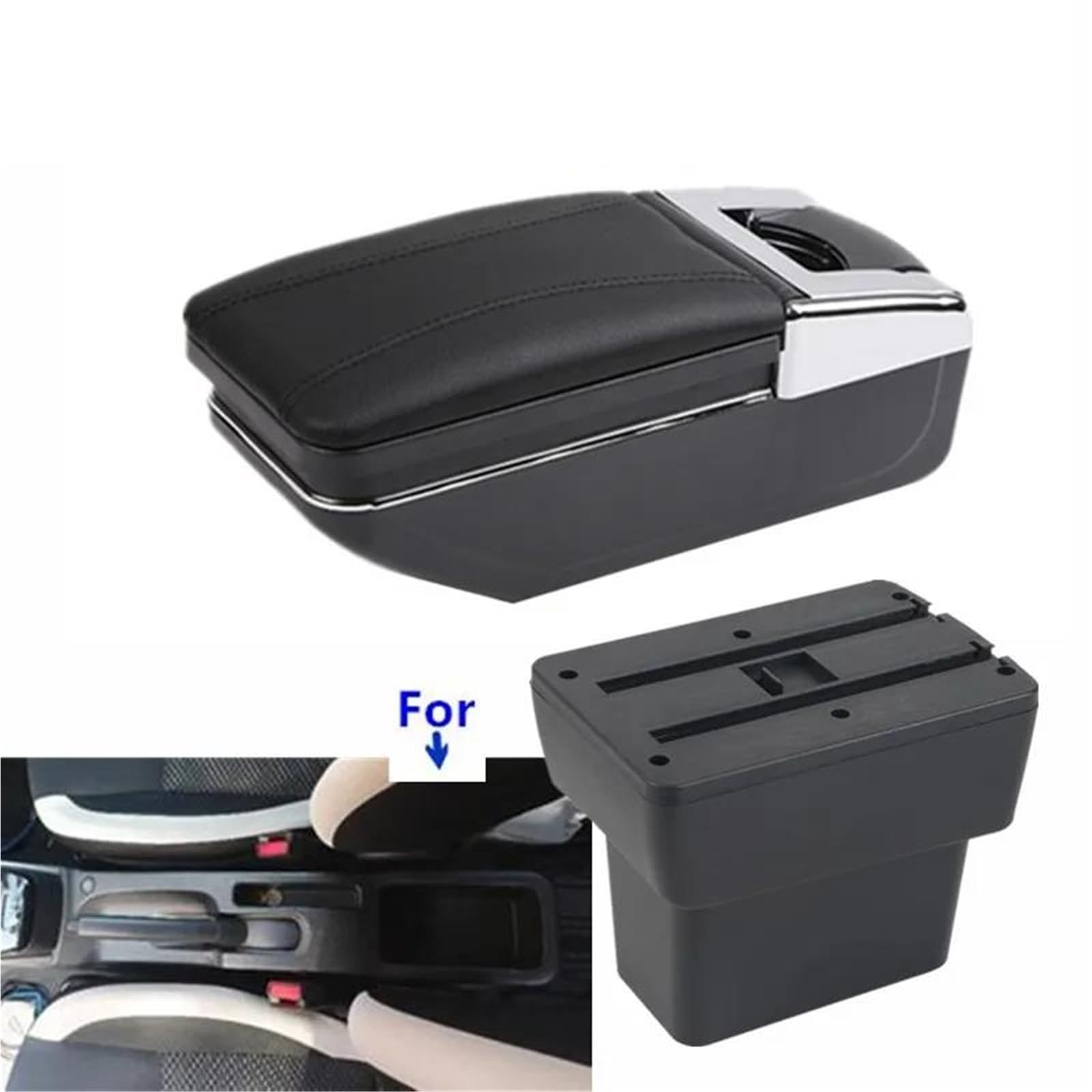 ArmstüTze Armlehnenbox Für Nissan Für Note 2019–2024 Zentrale Aufbewahrungsbox Spezielles Innenausstattungs-Nachrüst Auto Armlehnen(Style A1) von OGJFD