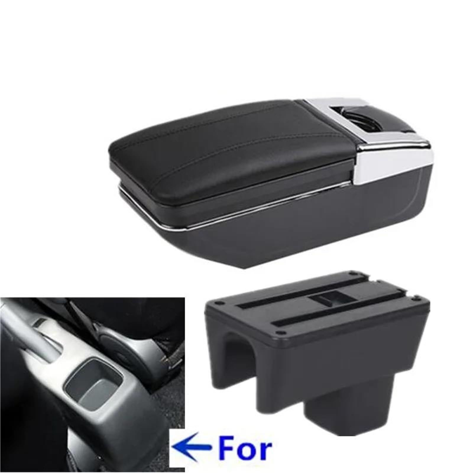 ArmstüTze Armlehnenbox Für Suzuki Für Swift 2005-2024 Autoarmlehnenzubehör Innenaufbewahrungsbox Nachrüstteile Auto Armlehnen(Style A1) von OGJFD
