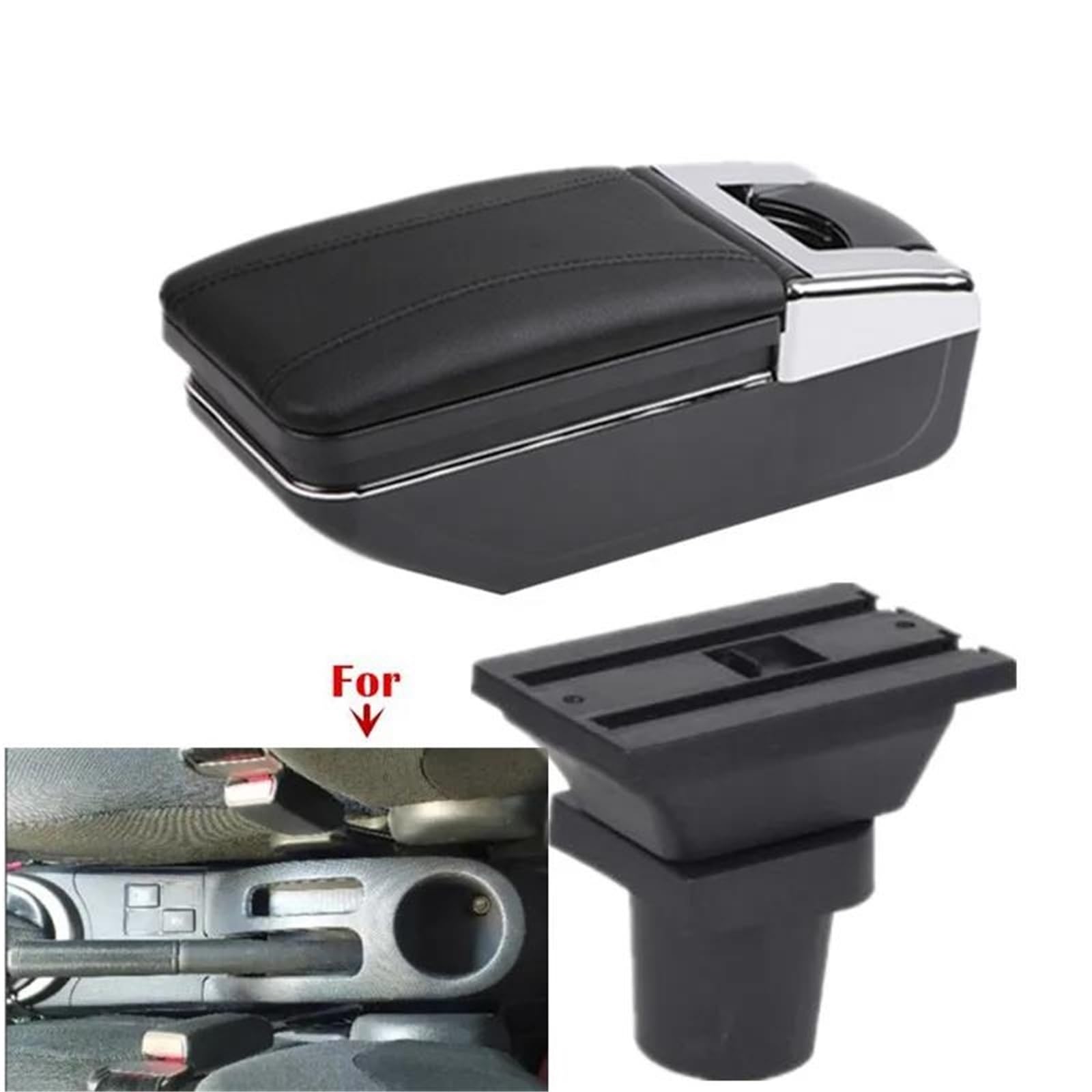 ArmstüTze Armlehnenbox Für Toyota Für Urban Für Cruiser Ist Armlehnenbox Mittelaufbewahrungsbox Innenraum Autozubehör Auto Armlehnen(Style A1) von OGJFD