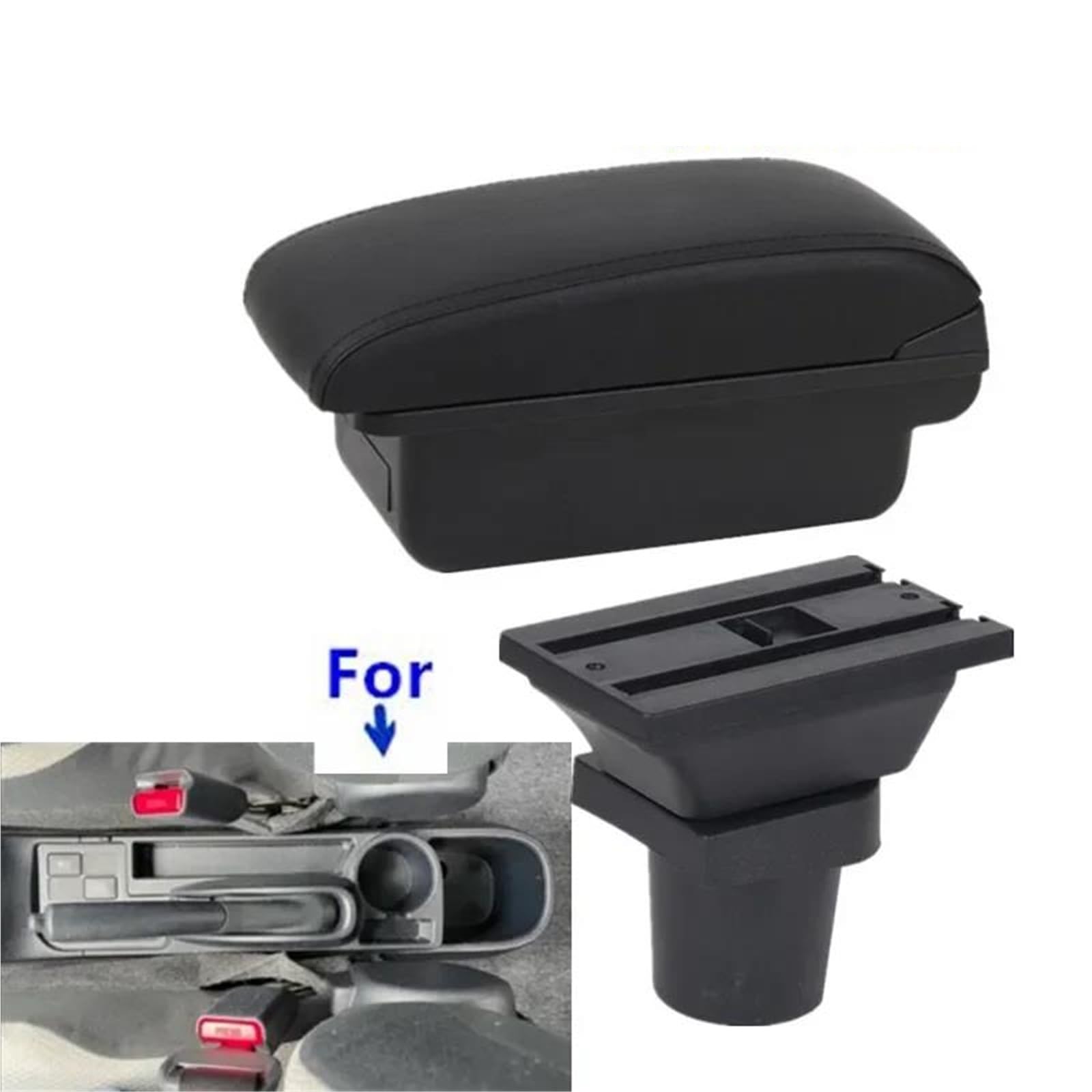 ArmstüTze Armlehnenbox Für Toyota Für Yaris Für Vitz Autoarmlehnenbox Innenausstattung Zentrale Aufbewahrungsbox Autozubehör Auto Armlehnen(Style A1) von OGJFD