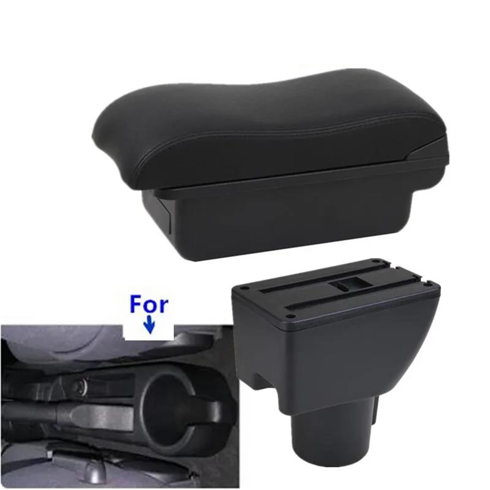 ArmstüTze Auto Armlehne Box Armlehne Box Für Hyundai Für Getz Retrofit Teile Center Storage Box Auto Zubehör Auto Armlehnen(Style A4) von OGJFD