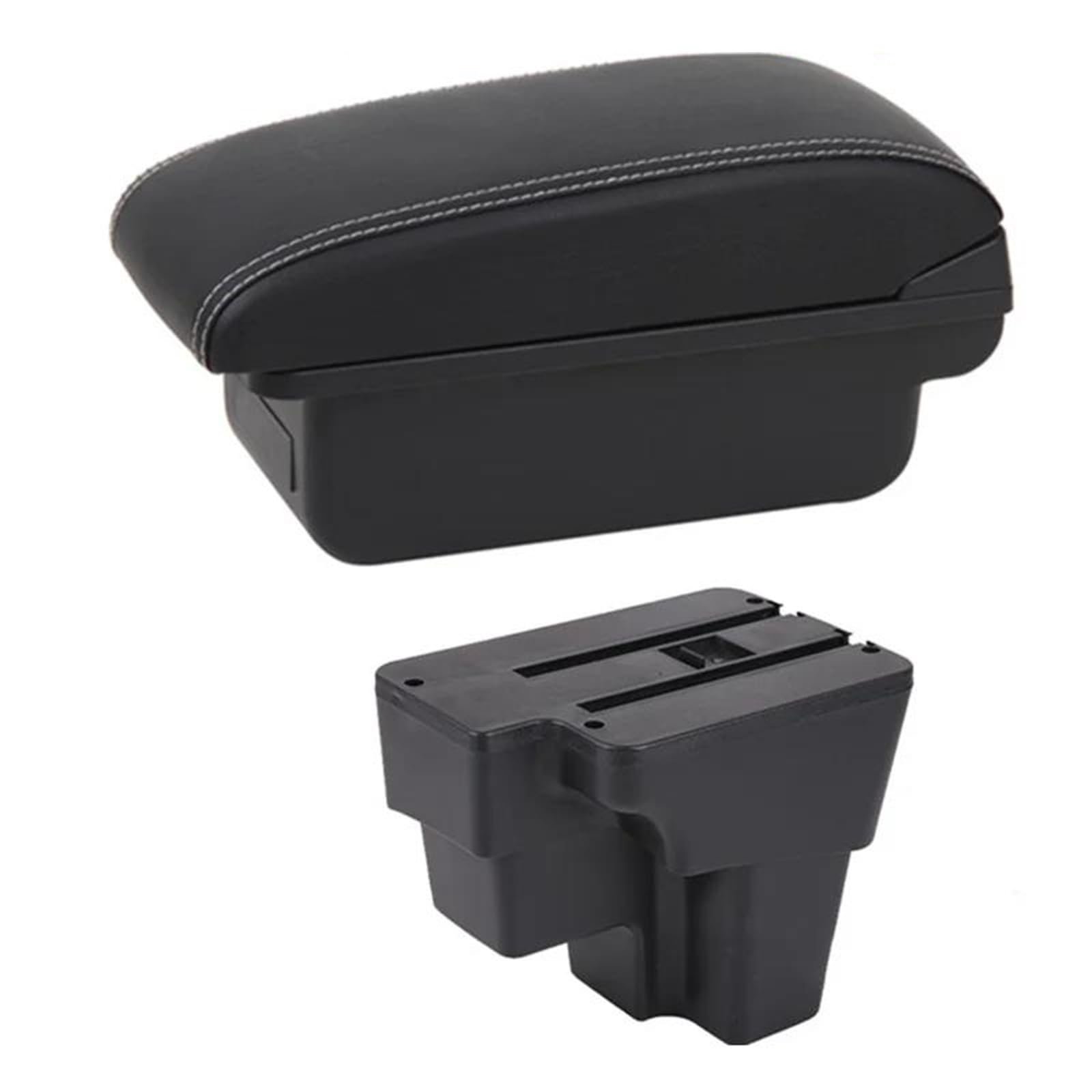 ArmstüTze Auto Armlehne Box Für Kia Für Rio Für Stonic 2015-2021 Retrofit Teile Center Storage Box Auto Armlehnen(Style B3) von OGJFD