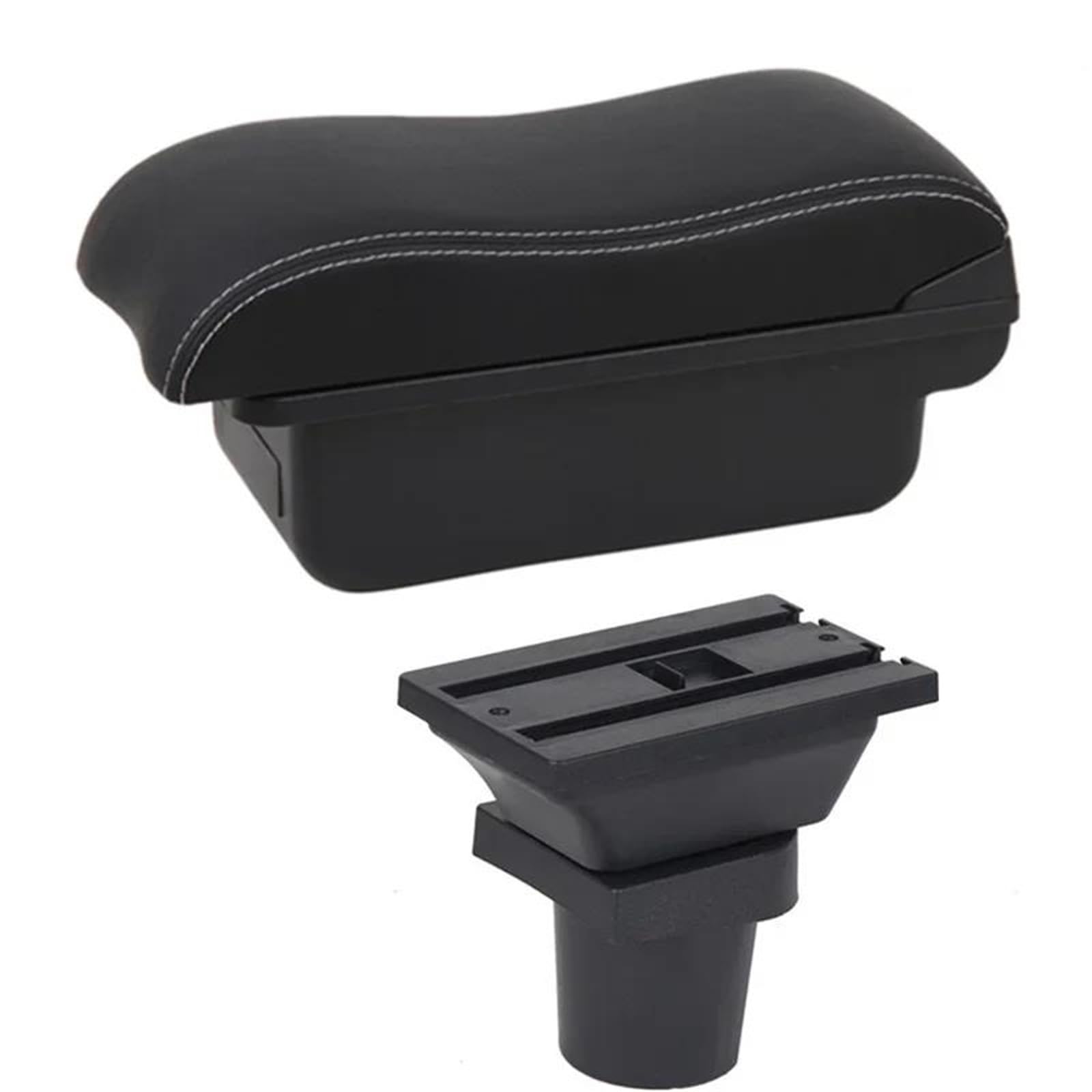 ArmstüTze Auto Armlehne Box Für Toyota Für Yaris Für Vitz 5dr 2005-2011 Zentrale Lagerung USB Arm Rest Zubehör Auto Armlehnen(Style B6) von OGJFD