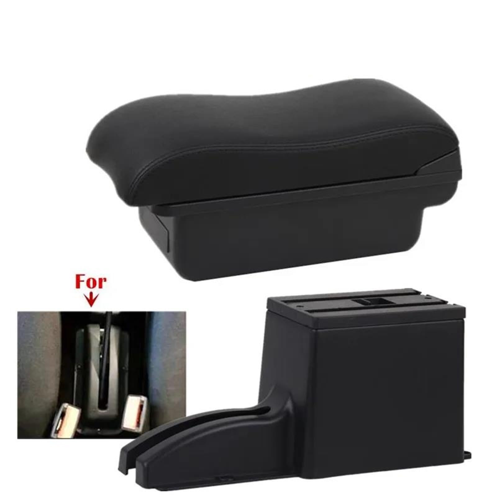 ArmstüTze Auto Armlehne Für Lada Für Kalina Für Nissan Für Datsun Armlehne Box Auto Lagerung Box Innen Nachrüstung Auto Armlehnen(Style A4) von OGJFD