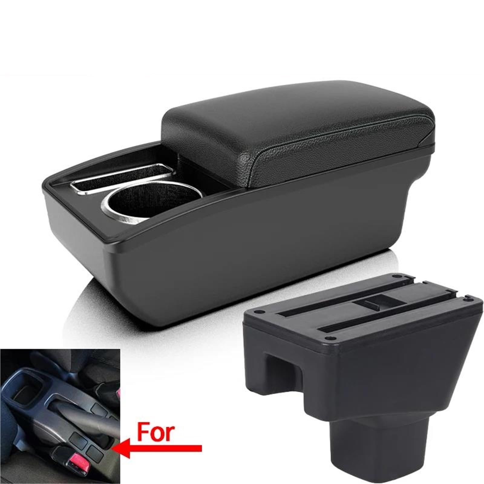 ArmstüTze Für Suzuki Für SX4 Auto Armlehne Innenraum Auto Armlehne Box Aufbewahrungsbox Autozubehör Innenraum Getränkehalter Auto Armlehnen(Style A3) von OGJFD