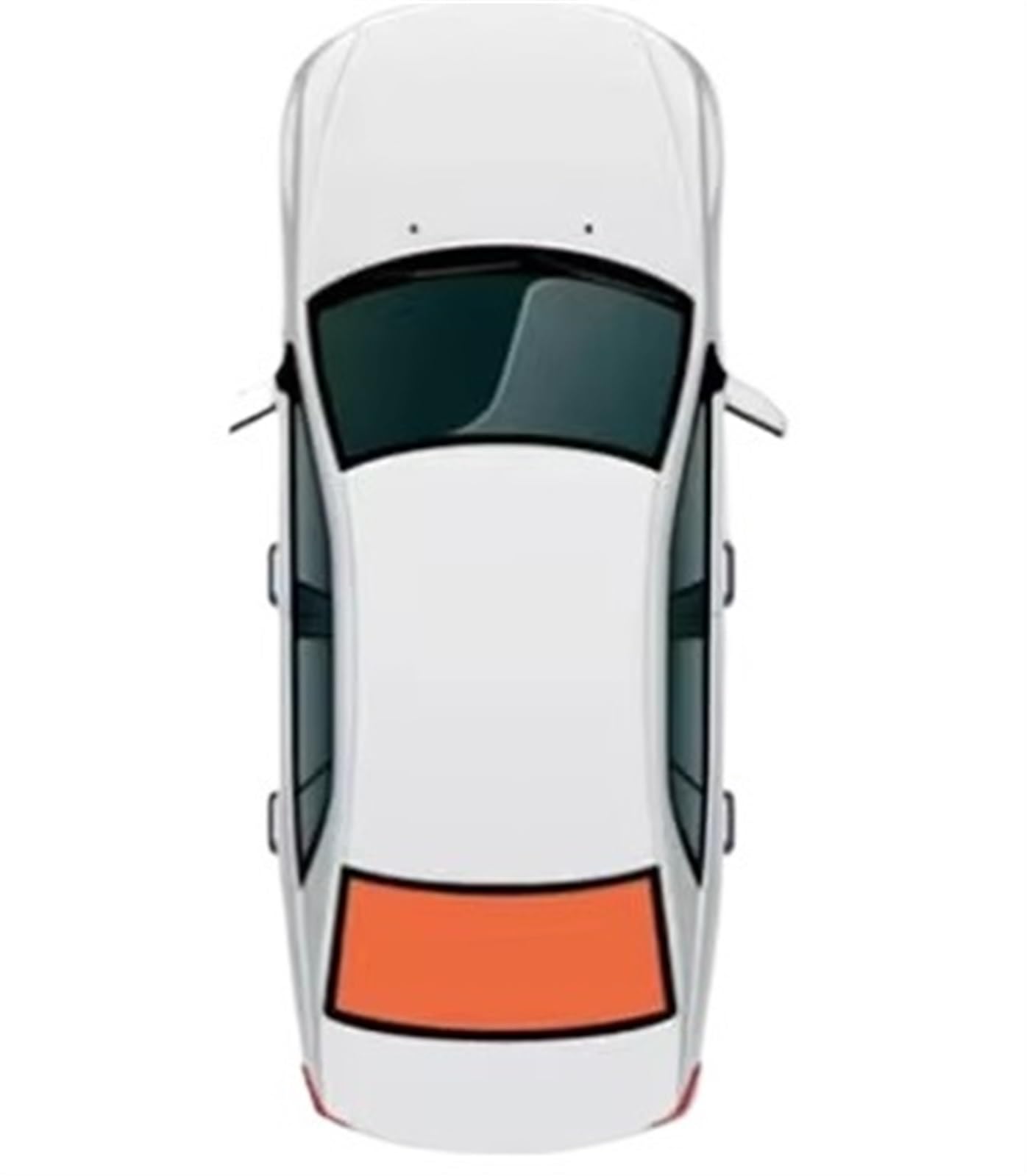 Autofenster Sonnenschutz Auto Für Mitsubishi Für Outlander 2016-2020 5seats Auto Vorhang Mesh Sonnenblende Fenster Sonnenschirm(1 Stück) von OGJFD
