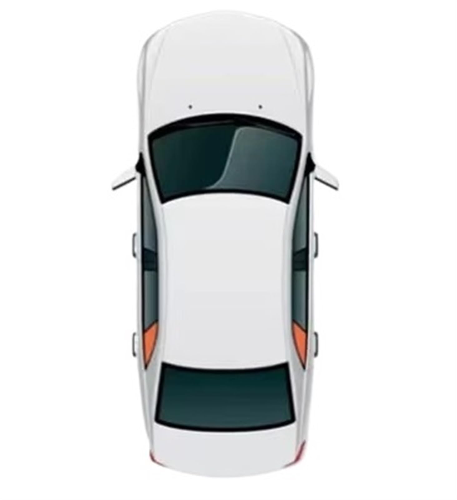 Autofenster Sonnenschutz Auto Für Mitsubishi Für Outlander 2016-2020 5seats Auto Vorhang Mesh Sonnenblende Fenster Sonnenschirm(2 PCs) von OGJFD