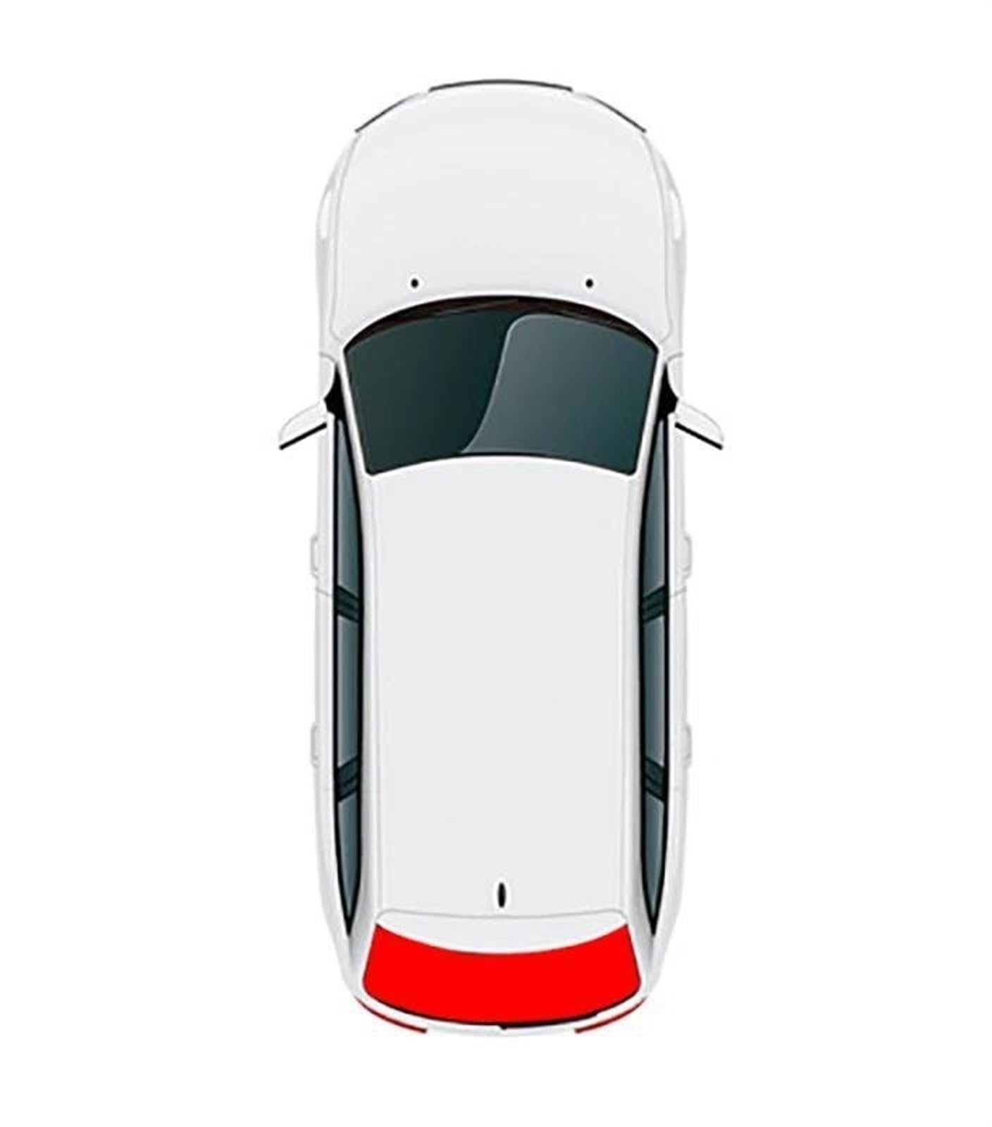 Autofenster Sonnenschutz Auto Für VW Für Golf 5 Für Mk5 2003-2009 Magnetischer Autosonnenschutz Frontscheibennetzrahmenvorhang Hinterer Babyseitenfenstersonnenschutz(Rear Windshield) von OGJFD