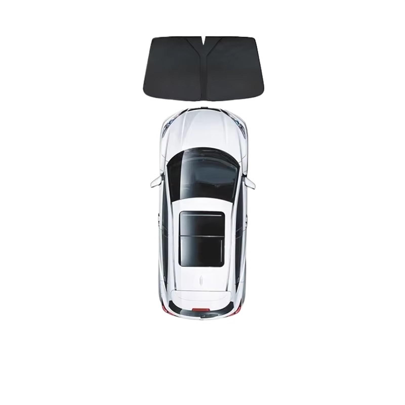 Autofenster Sonnenschutz Auto Sonnenschutz Für Autofenster Schiebedach UV-Schutz Camping- Und Reisezubehör Vollständige Abdeckung Für Tesla Für Modell Y 2023(Front Windshield) von OGJFD