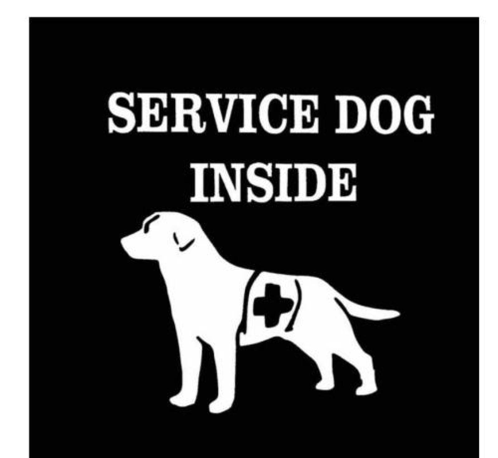 OGJFLT Auto Sticker Autoaufkleber Lustig Dog 2Pcs 16Cm X 16Cm Service Hund Innen Aufkleber Polizei Sheriff Hund Tier Auto Aufkleber Schwarz/Silber von OGJFLT