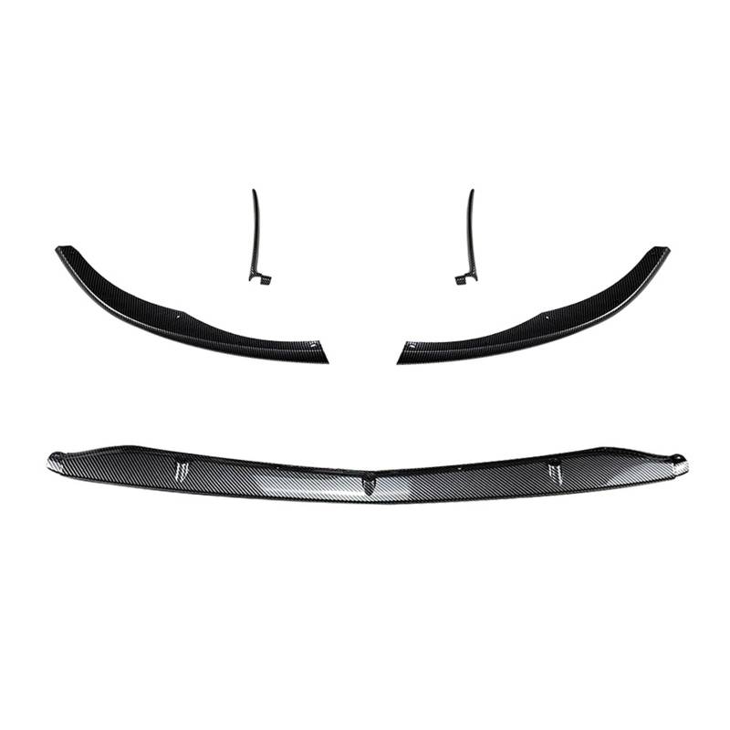 OGONGXM 2015 bis 2022 Kompatibel for Mercedes Benz C-Klasse W205 C205 S205 C63 AMG Frontstoßstange Lippe Diffusor Spoiler Splitter Body Kit Abdeckung durch ABS(Carbon Fiber Look) von OGONGXM