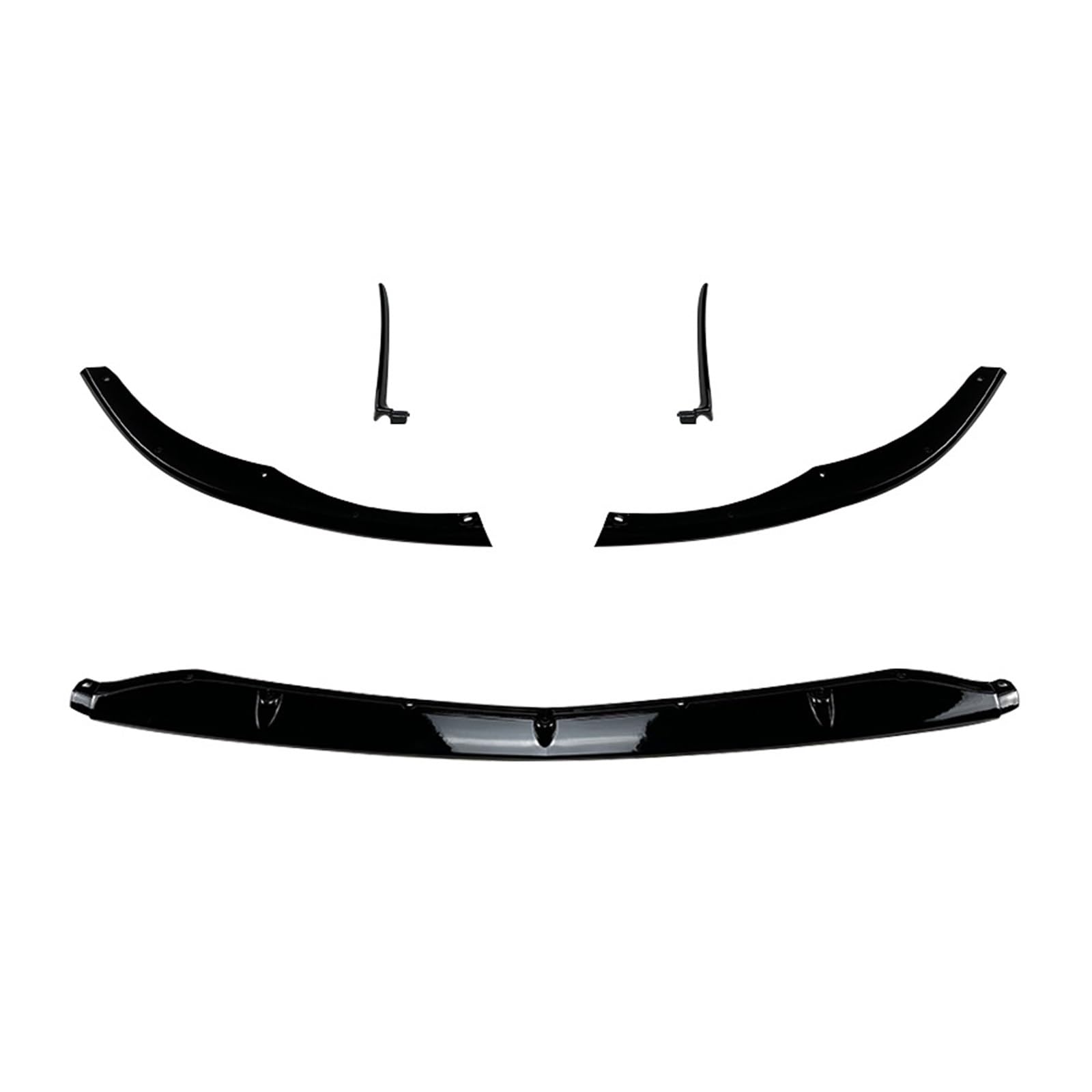 OGONGXM 2015 bis 2022 Kompatibel for Mercedes Benz C-Klasse W205 C205 S205 C63 AMG Frontstoßstange Lippe Diffusor Spoiler Splitter Body Kit Abdeckung durch ABS(Gloss Black) von OGONGXM