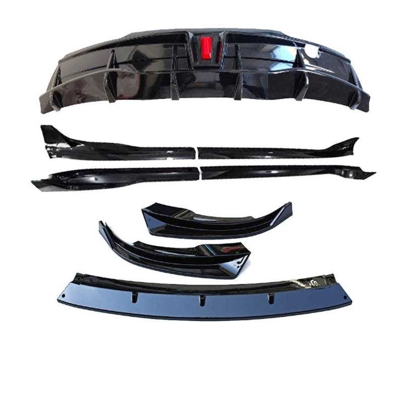 OGONGXM 2021 Model Y Frontspoilerlippe Kompatibel for Tesla Model 3 Heckdiffusor 2023 Zubehör Heckstoßstange Performance Body Kit 2022 Autoteile(Model 3 Set) von OGONGXM