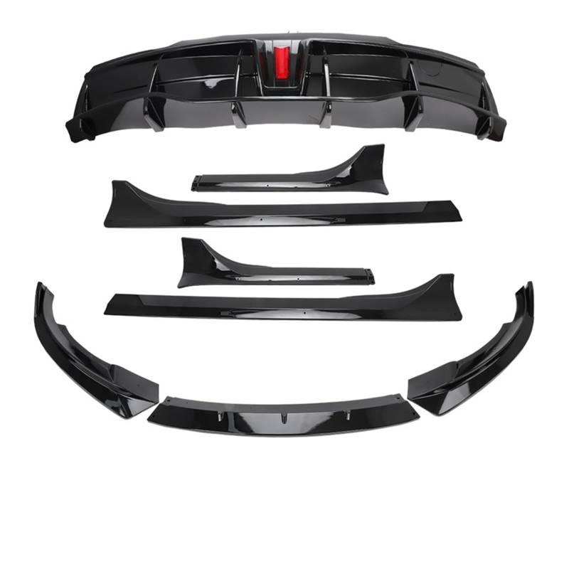 OGONGXM 2023 Modell Y Auto Vordere Heckstoßstange Lippe Kinn Diffusor Body Kit Spoiler Deflektor Tuning Zubehör Kompatibel for Tesla Modell 3 2017-2023(1 Set for Model Y) von OGONGXM