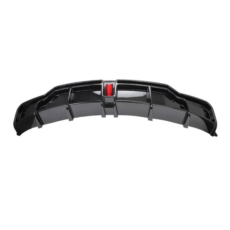OGONGXM 2023 Modell Y Auto Vordere Heckstoßstange Lippe Kinn Diffusor Body Kit Spoiler Deflektor Tuning Zubehör Kompatibel for Tesla Modell 3 2017-2023(3 Rear Lip Black) von OGONGXM
