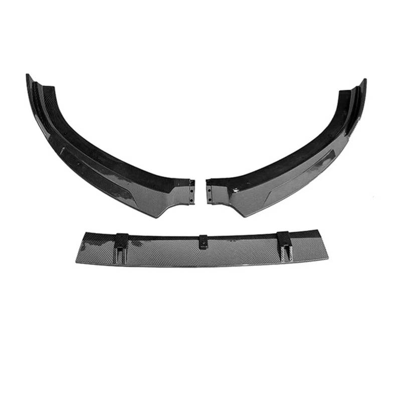 OGONGXM 3 STÜCKE Auto Frontstoßstange Splitter Lippe Diffusor Spoiler Schutzabdeckung Schutz Deflektorlippe Kompatibel for Audi A3 S3 8V S-line Limousine 2014-2016(CF Look) von OGONGXM
