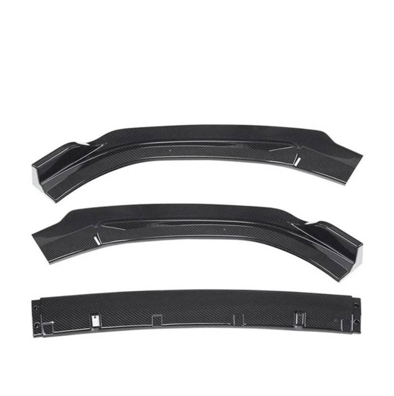 OGONGXM 3-teilige Frontspoilerlippe in glänzendem Schwarz oder Carbonfaser-Look, kompatibel mit Audi A6 2016 2017 2018 2019 2020 2021 2022(Carbon Look) von OGONGXM