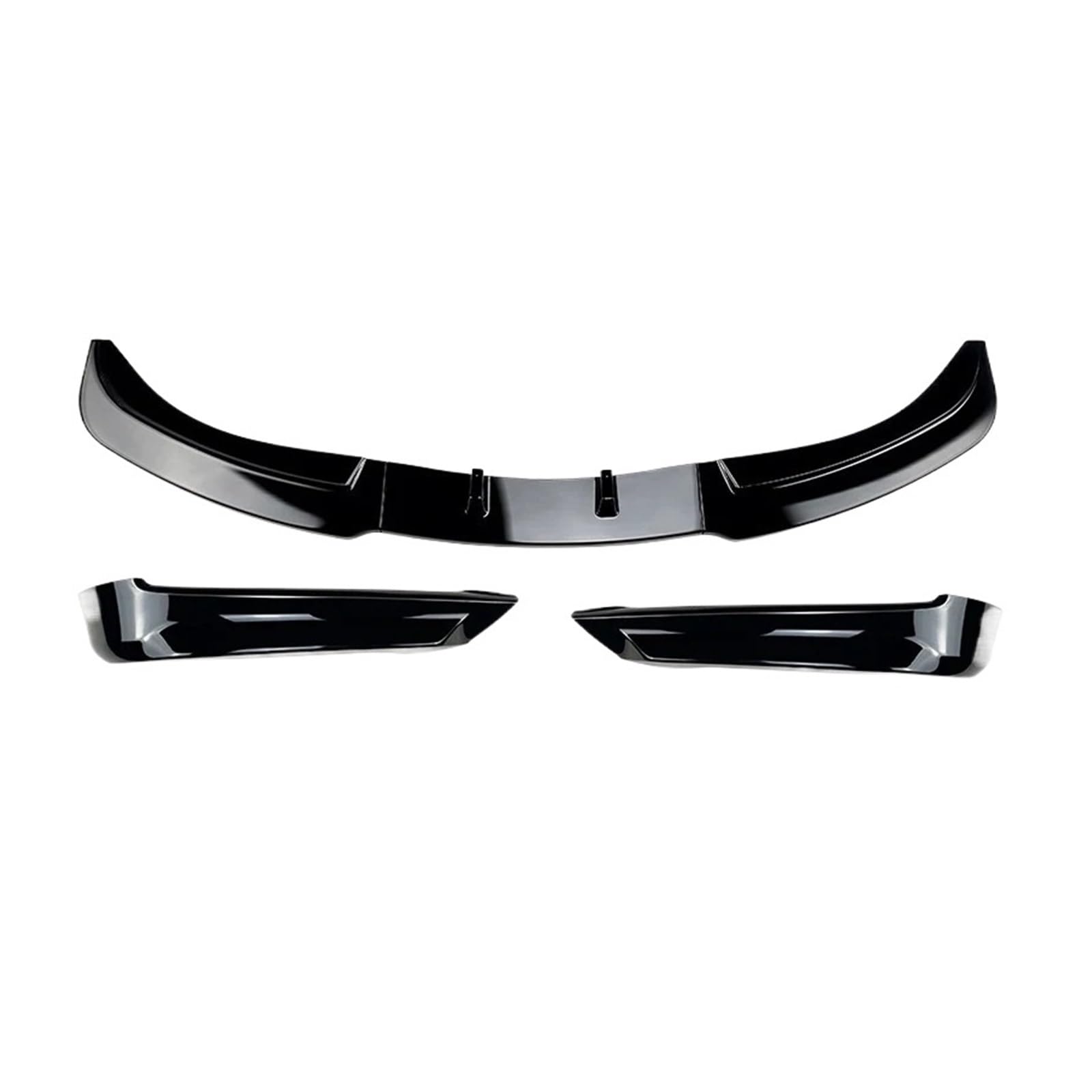 OGONGXM 5 STÜCKE Kompatibel for BMW 3er E90 E91 Auto Frontstoßstange Lippe Splitter Diffusor Body Kit Spoiler Stoßstange Schutzfolie 2005-2008 Tuning(One Set Gloss Black) von OGONGXM