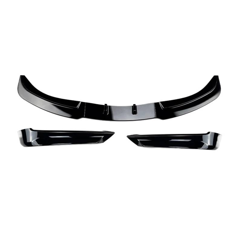 OGONGXM 5 STÜCKE Kompatibel for BMW 3er E90 E91 Auto Frontstoßstange Lippe Splitter Diffusor Body Kit Spoiler Stoßstange Schutzfolie 2005-2008 Tuning(One Set Gloss Black) von OGONGXM