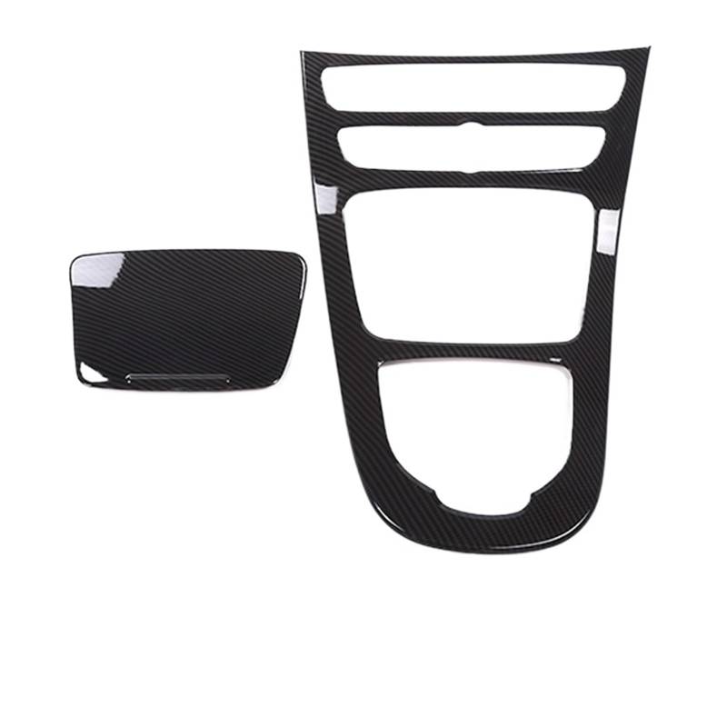 OGONGXM 7 Stile Kompatibel for Mercedes Benz E-Klasse W213 CLS 2016-2021 Auto-Mittelkonsole Schalttafelrahmenabdeckung Zieraufkleber Autozubehör(Style 9) von OGONGXM