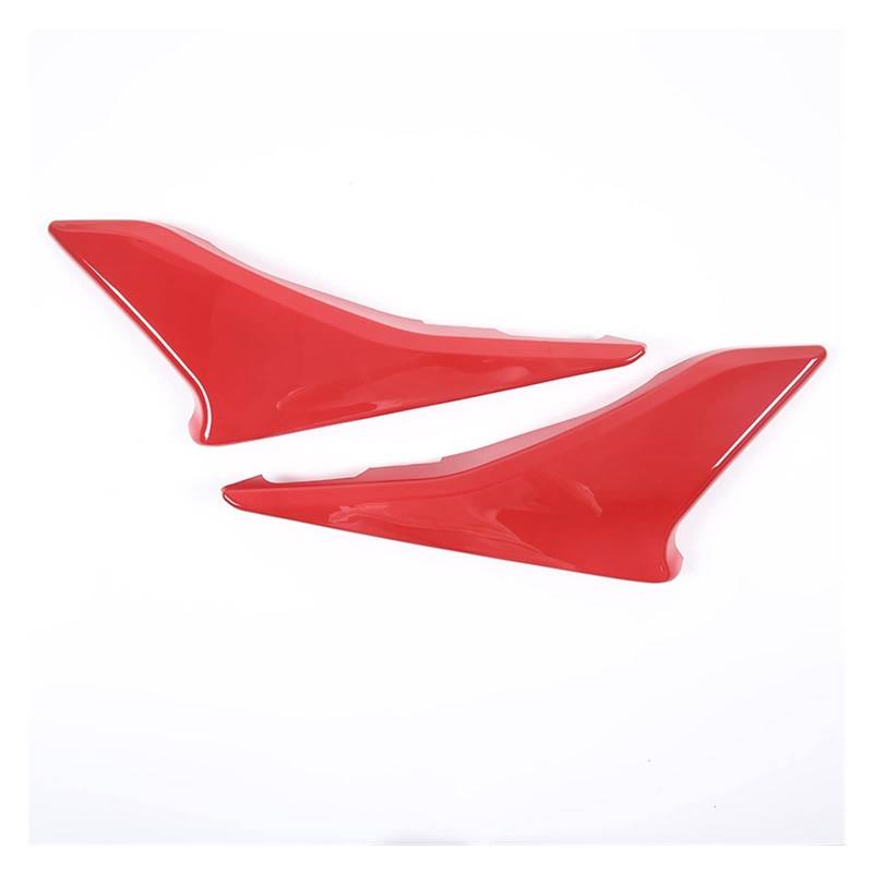 OGONGXM ABS-Kohlefaser-Autoinnentür-Armlehnen-Seitenverkleidungs-Abdeckungsaufkleber Kompatibel for Corvette C8 Stingray Z51 Z06 2020-2023(Red) von OGONGXM