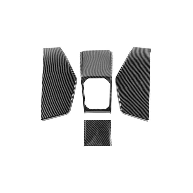 OGONGXM ABS-Kohlefaser-Schalttafel-Dekorationsabdeckungsaufkleber Kompatibel mit Suzuki Jimny JB74 2019 2020 2021 2022 2023 Autozubehör(Carbon Fiber Grain) von OGONGXM
