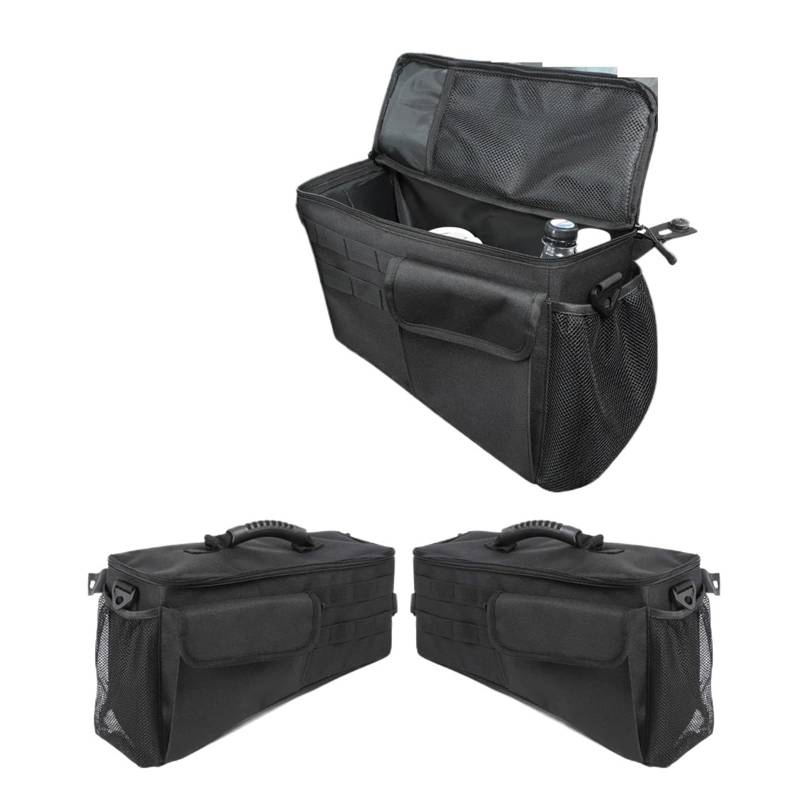 OGONGXM Aufbewahrungstasche for den Kofferraum, hintere Werkzeugtasche, kompatibel mit Jeep Wrangler JL 4 Türen 2018–2024, for Verstauen und Aufräumen des Innenraums von OGONGXM