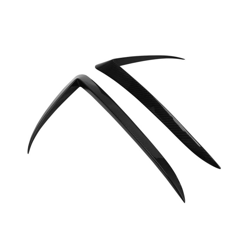 OGONGXM Auto Carbon Fiber Stoßfänger Vorne Lip Splitter Wind Messer Abdeckung Schutz Kompatibel for Tesla Modell 3 2017 2018 2019 2020 2021 2022 2017-2022 von OGONGXM