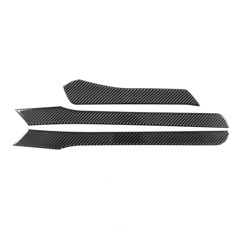 OGONGXM Auto-Center-Control-Gangschaltung Seitenverkleidung Aufkleber Dekorationsabdeckung Kompatibel for Mazda MX-5 2016-2023 Weiche Kohlefaser Autozubehör(Black) von OGONGXM