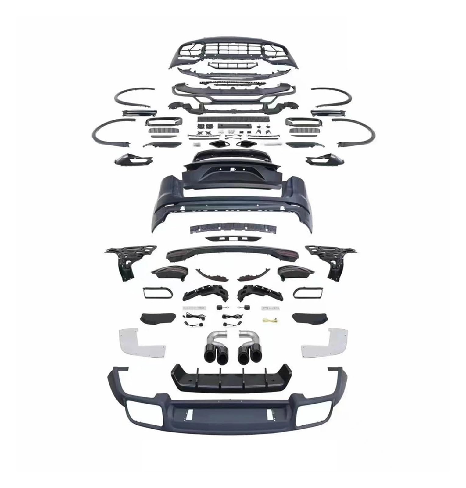 OGONGXM Auto Surround Vorne Hinten Stoßstange Montage mit Scheinwerfer Body Kit 11-17 Kompatibel for Porsche Cayenne 9Y0 OGONGXM Auto Surround Vorne Hinten Stoßstange Montage mit Scheinwerfer Body Kit 11-17 Kompatibel for Porsche Cayenne 9Y0 von OGONGXM