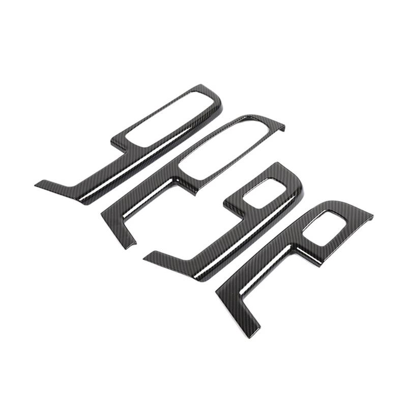 OGONGXM Autofensterknopf-Hebeplatten-Dekorationsabdeckungsaufkleber, kompatibel mit Dodge Nitro 2007-2012, Innenausstattung von OGONGXM