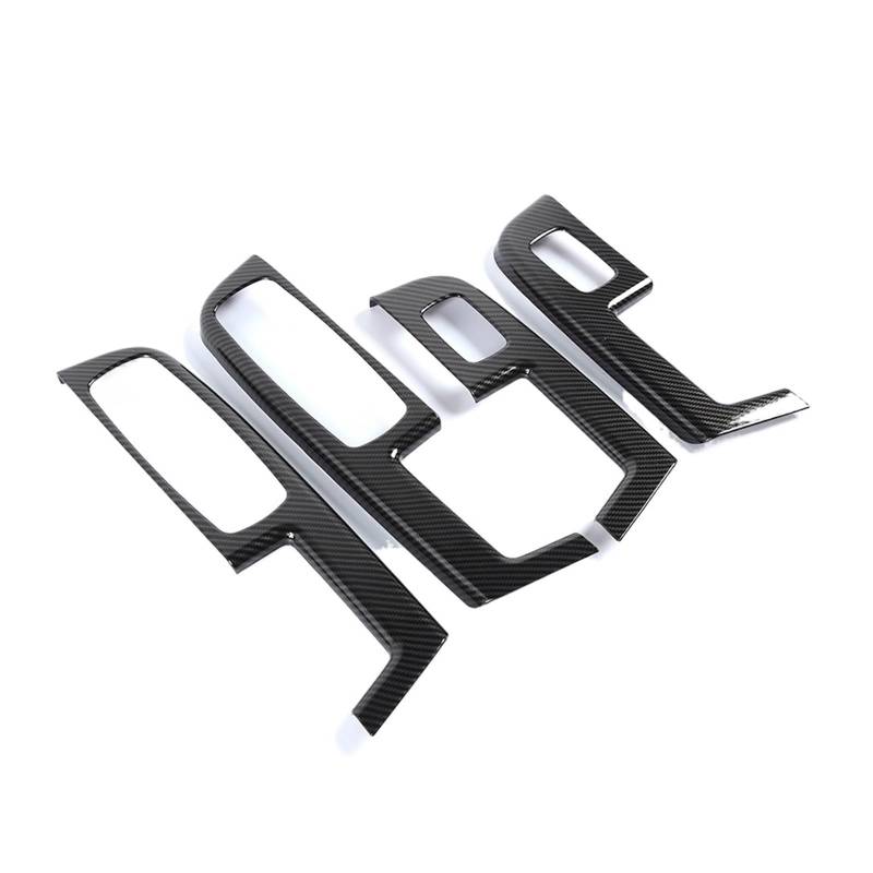 OGONGXM Autofensterknopf-Hebeplatten-Dekorationsabdeckungsaufkleber, kompatibel mit Dodge Nitro 2007-2012, Innenausstattung von OGONGXM